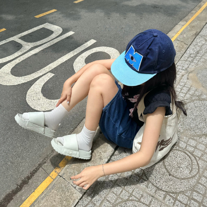 Dép bánh mì quai nam nữ Trendy 4 xám