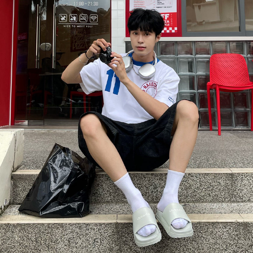 Dép bánh mì quai nam nữ Trendy 4 xám