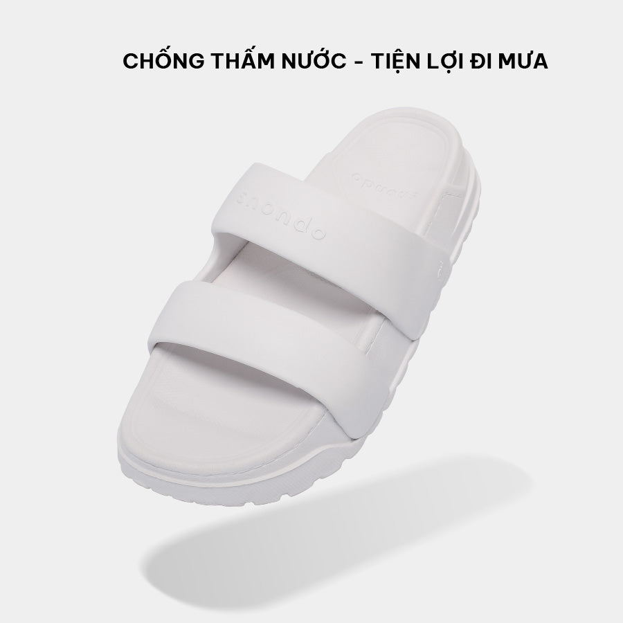 Dép bánh mì Trendy 4 quai nhựa tím