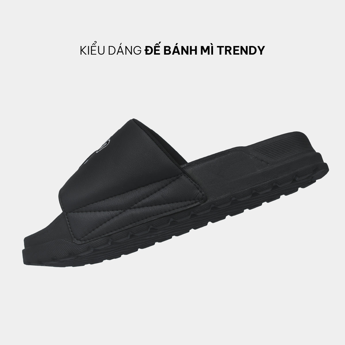 Trendy bread slippers 4 number 10 black