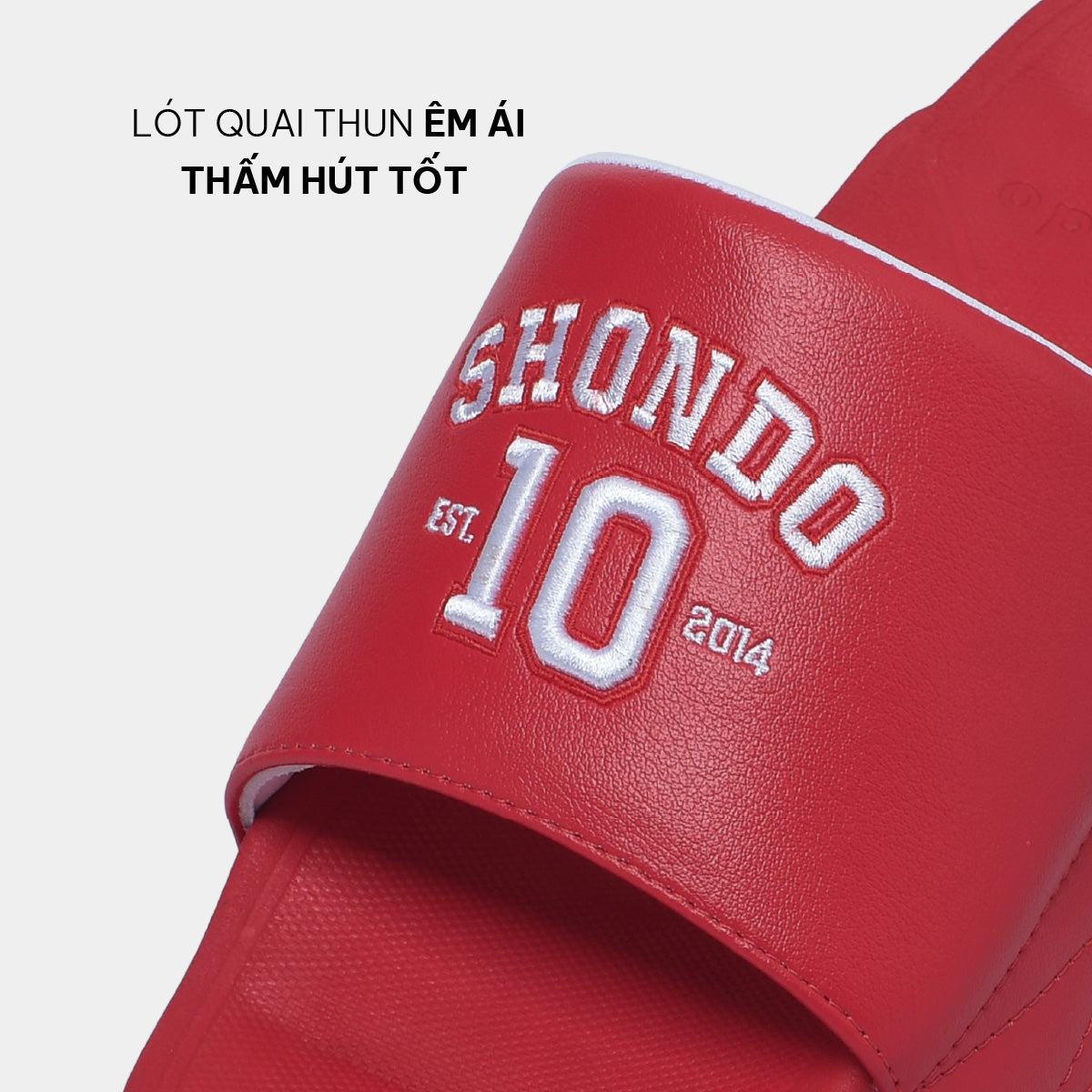 Dép bánh mì Trendy 4 số 10 đỏ