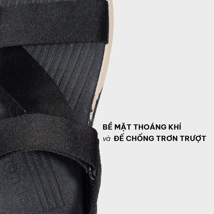 Sandals F7 racing đen be