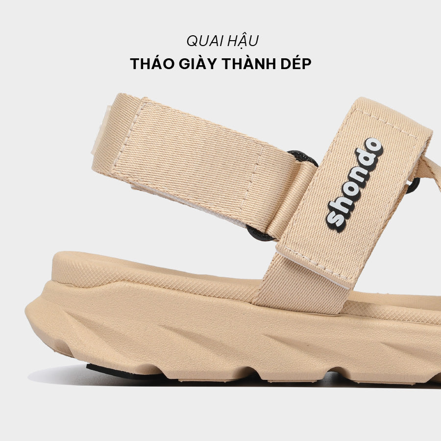 Sandals F6 sport vàng kem