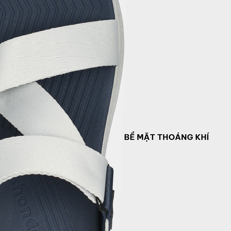Sandal nam nữ F7R xám rêu xanh dương
