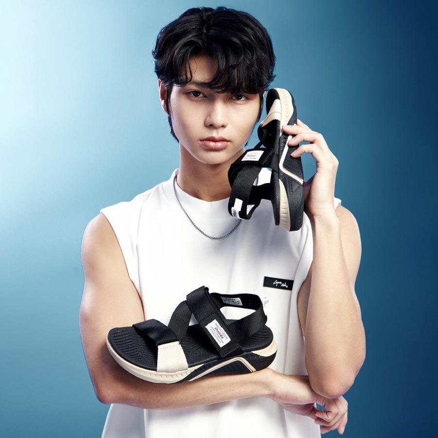 Sandals F7 racing đen be