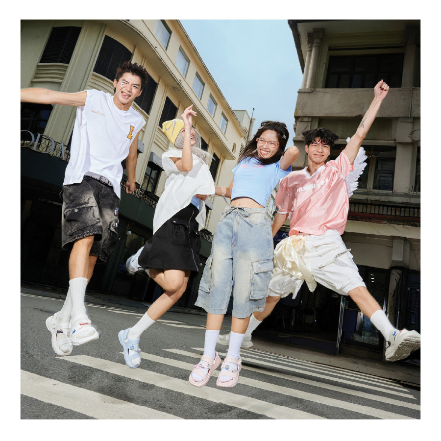 Sandal FX nhựa đúc đi mưa hồng