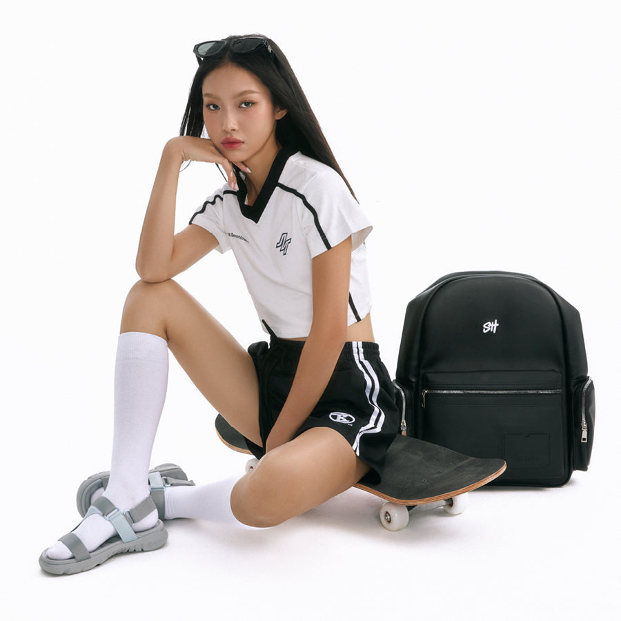 Sandals F6 sport đế xám phối quai xanh da trời