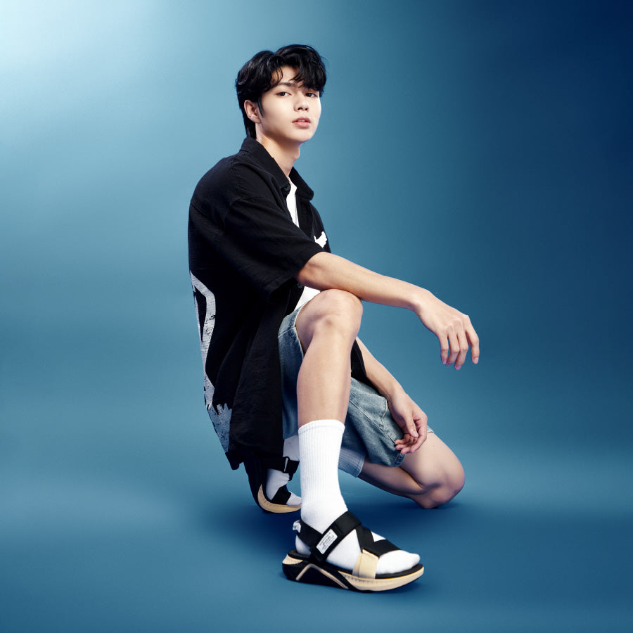 Sandals F7 racing đen be