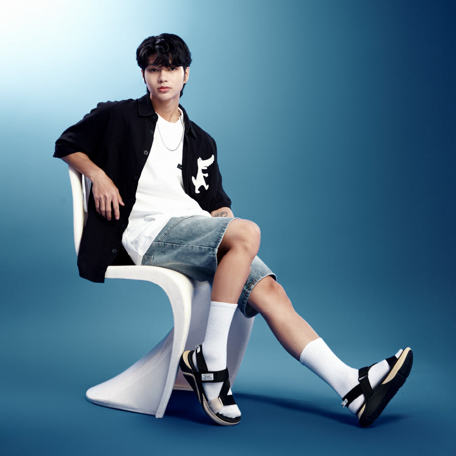 Sandals F7 racing đen be