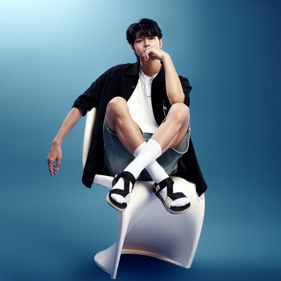 Sandals F7 racing đen be