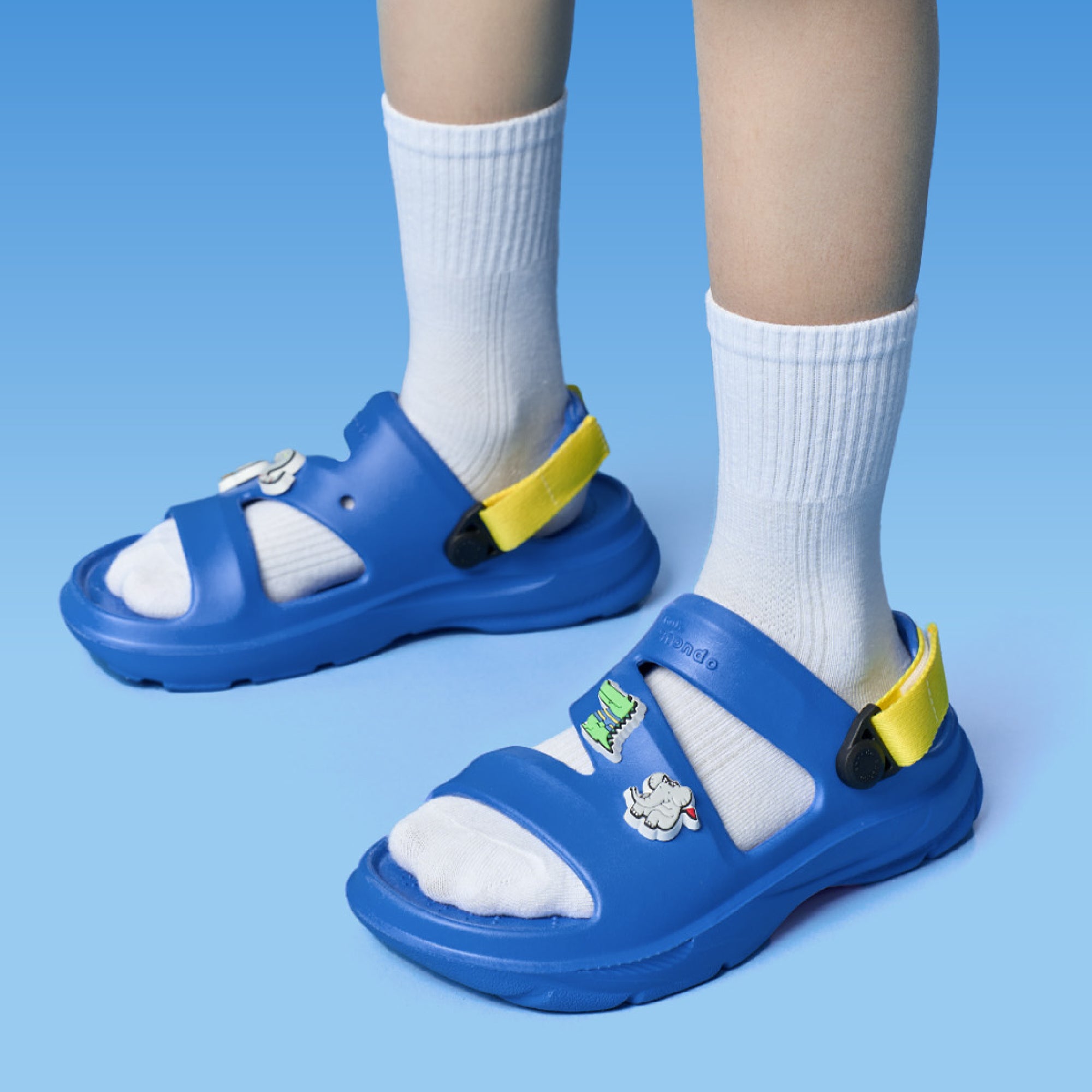 Sandal FX bé trai nhựa đúc xanh dương