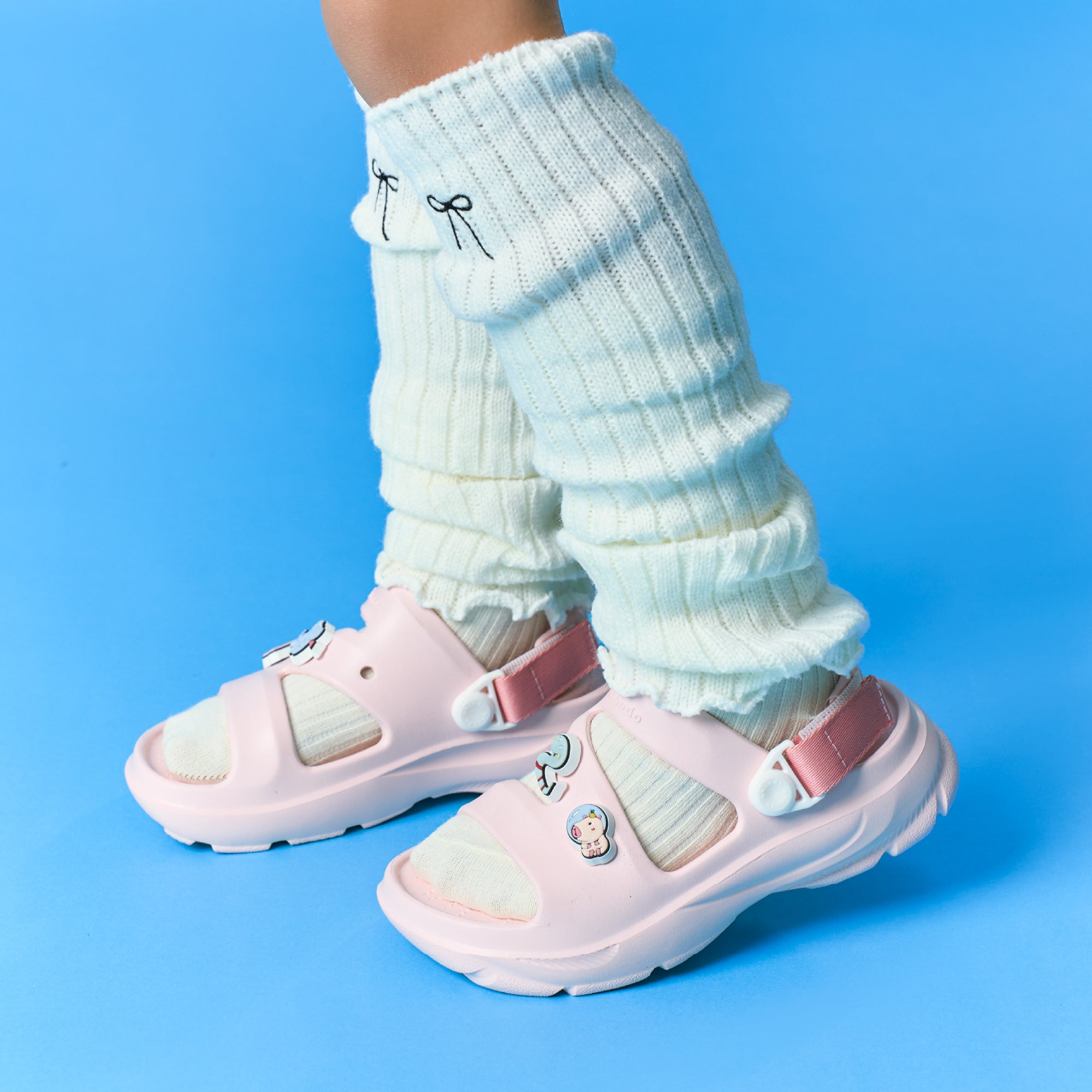 Sandal FX bé gái nhựa đúc hồng