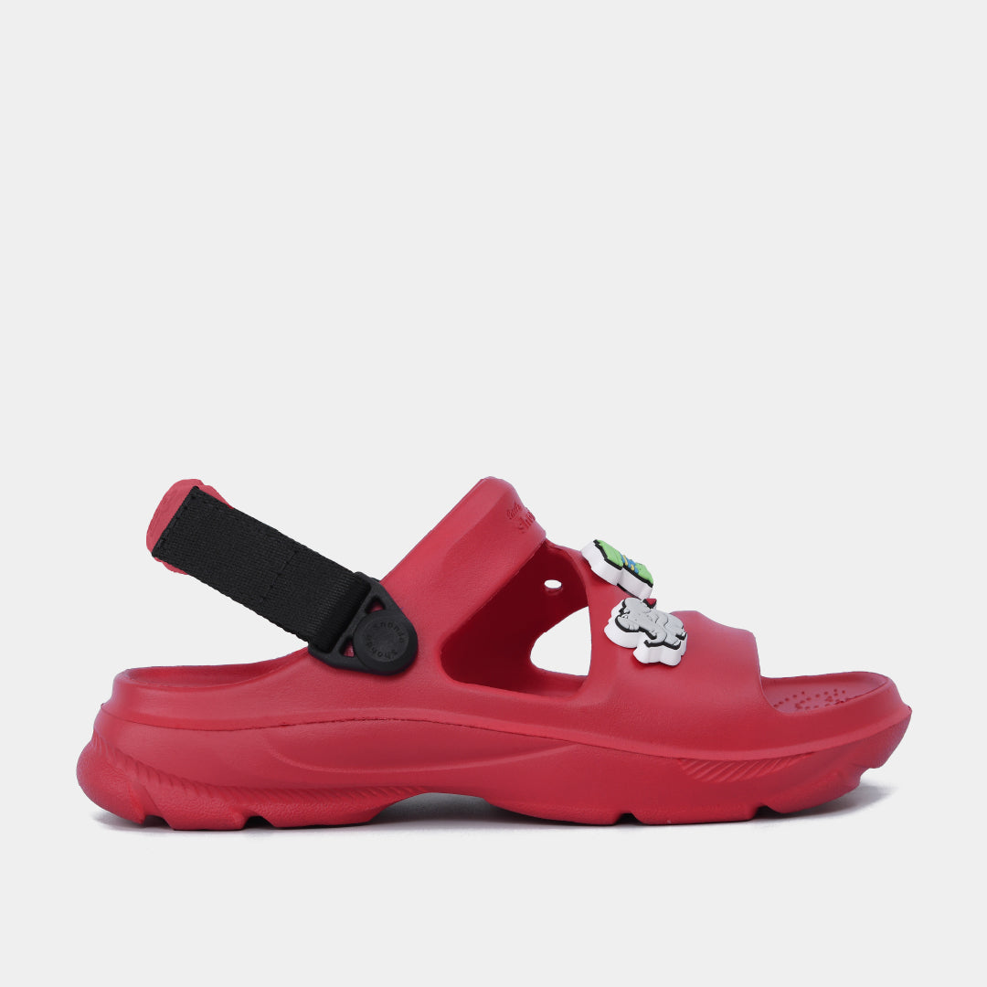 Sandal FX bé trai nhựa đúc đỏ