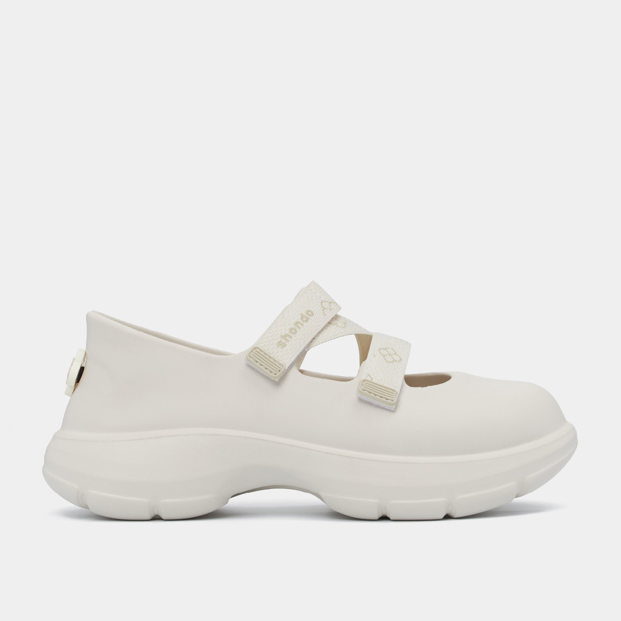 Giày Sneaker ballet Dreamie Limax hoa nữ trắng kem