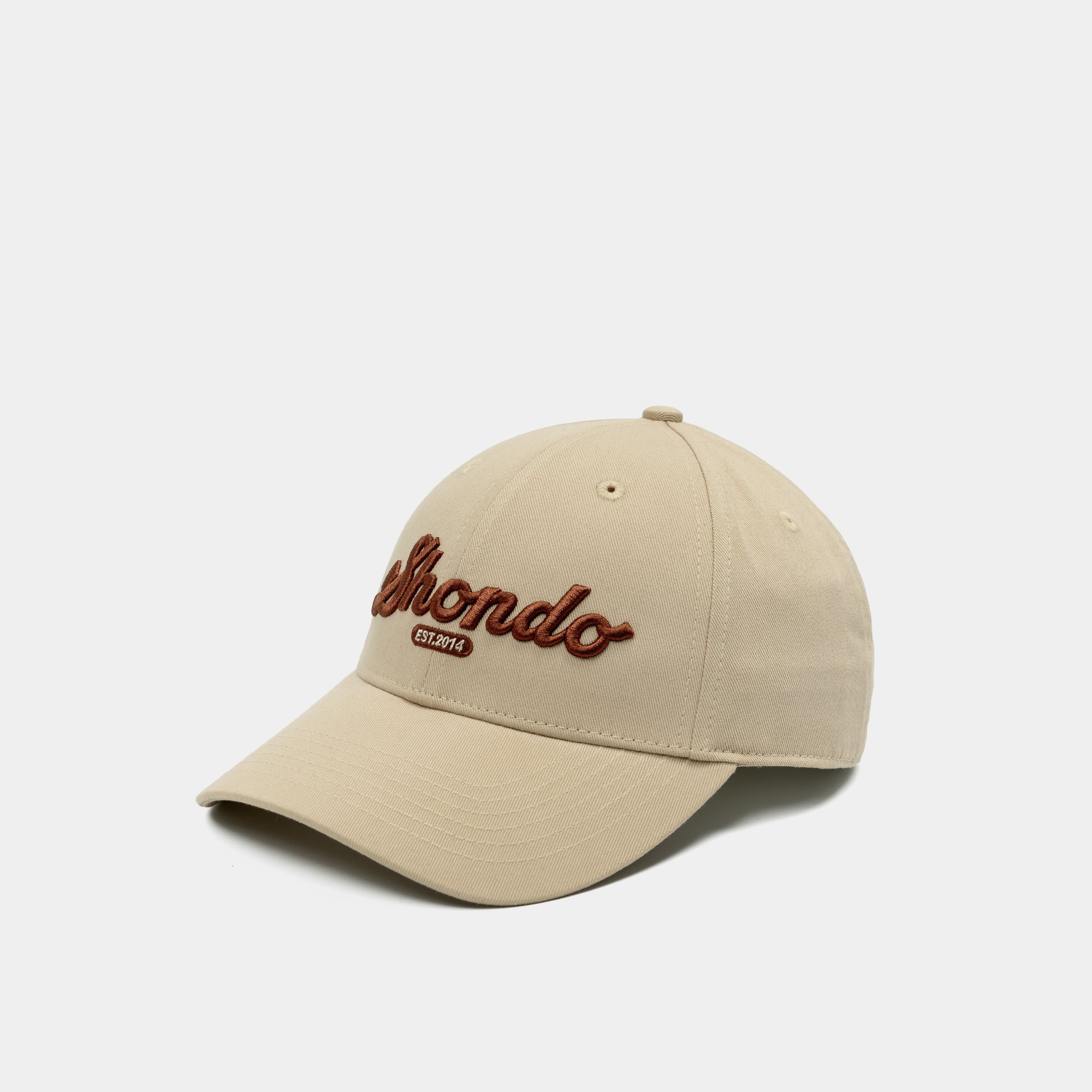 Nón lưỡi trai thêu logo Shondo be