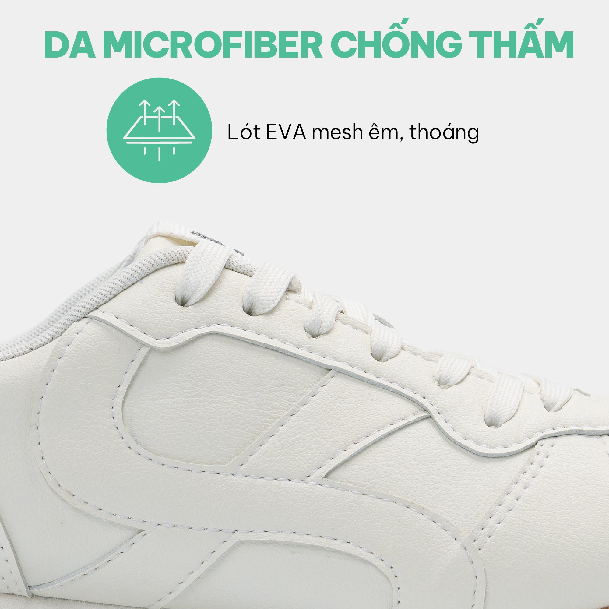 Giày sneaker đế thấp nam nữ Class 5 trắng