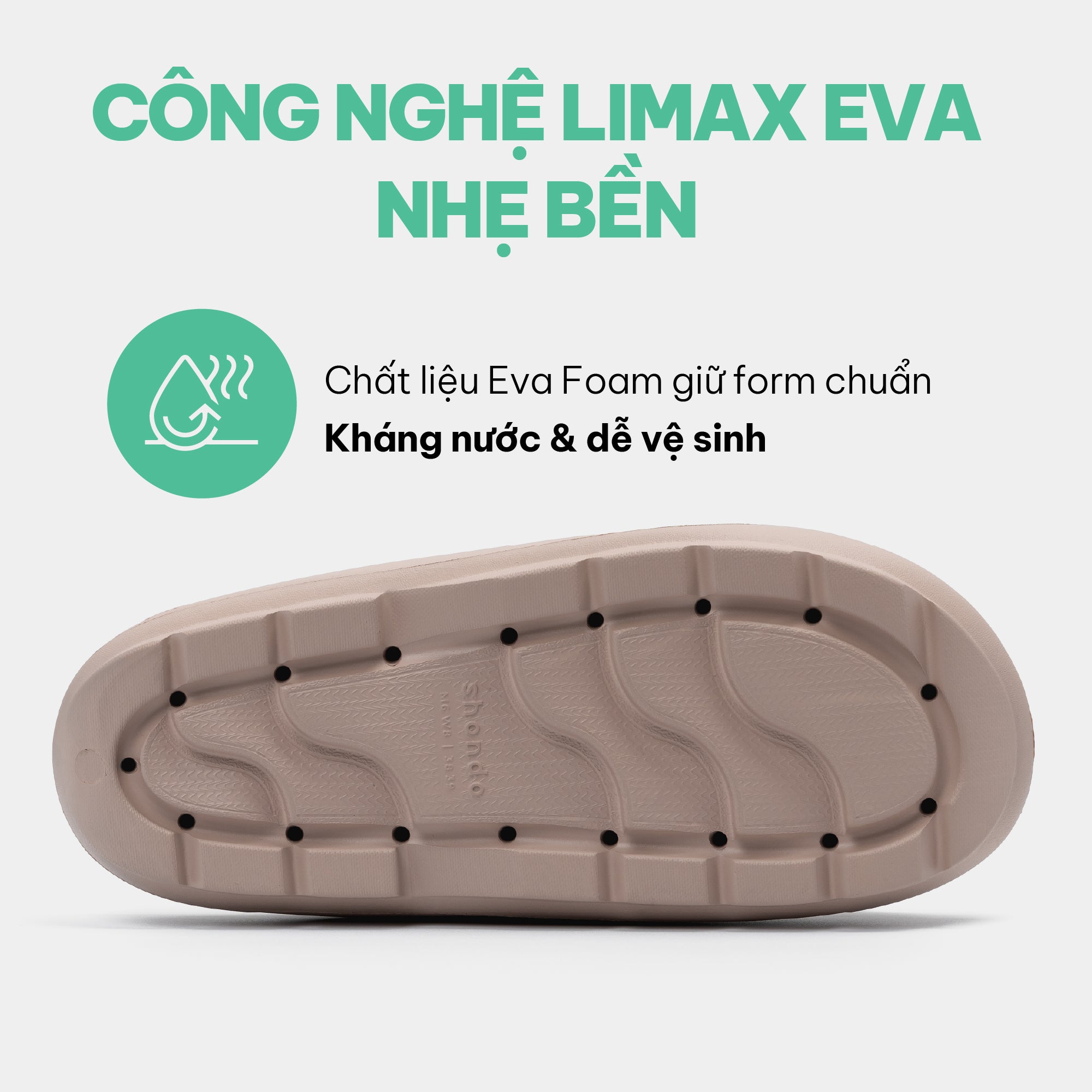 Dép bánh mì nhựa đúc Trendy 6 nữ hồng