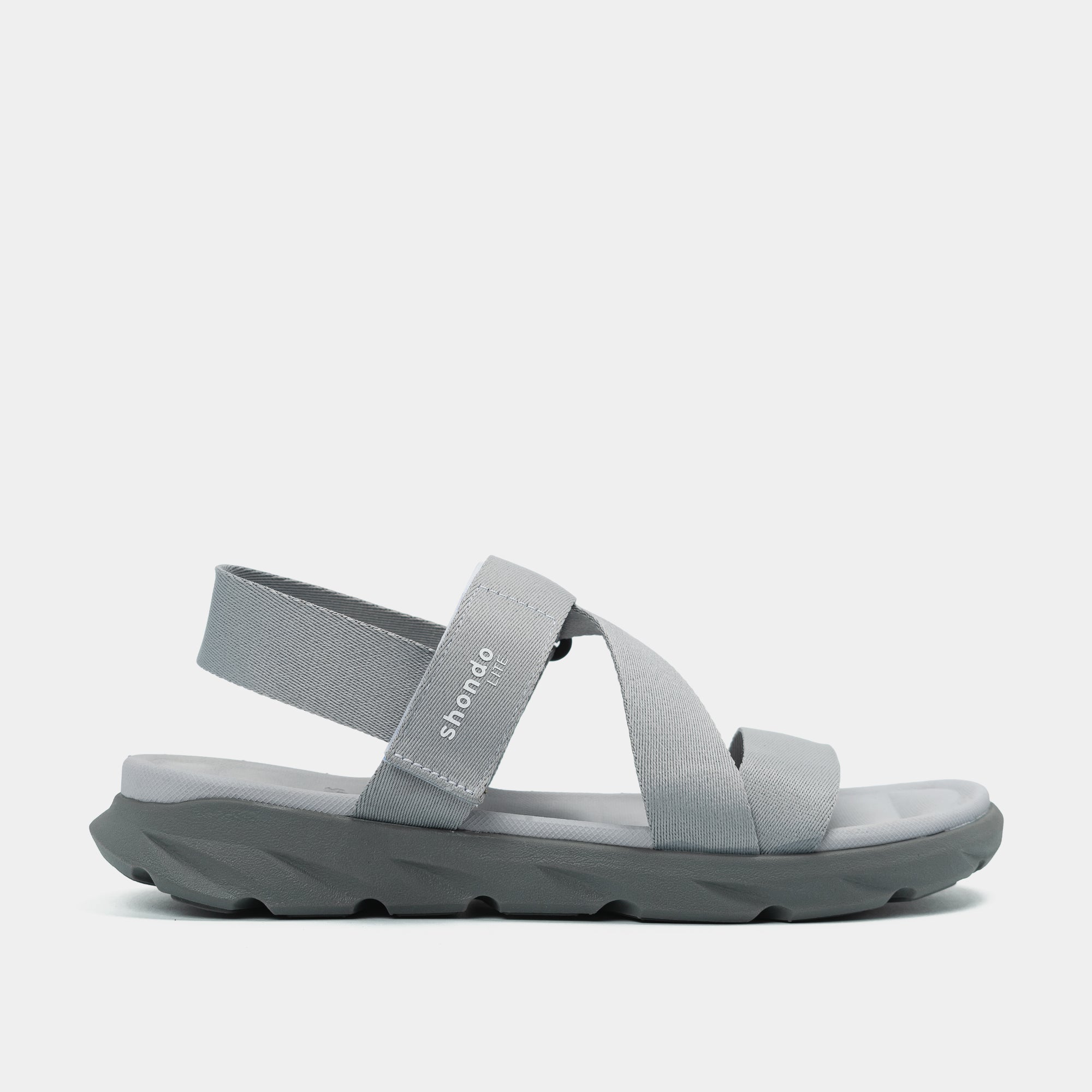 Sandal học sinh F6S Shondo Lite xám