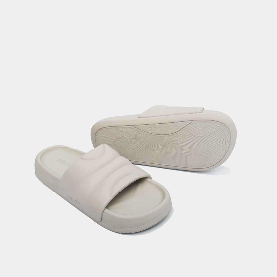 Dép bánh mì Trendy 5 quai nhựa nâu