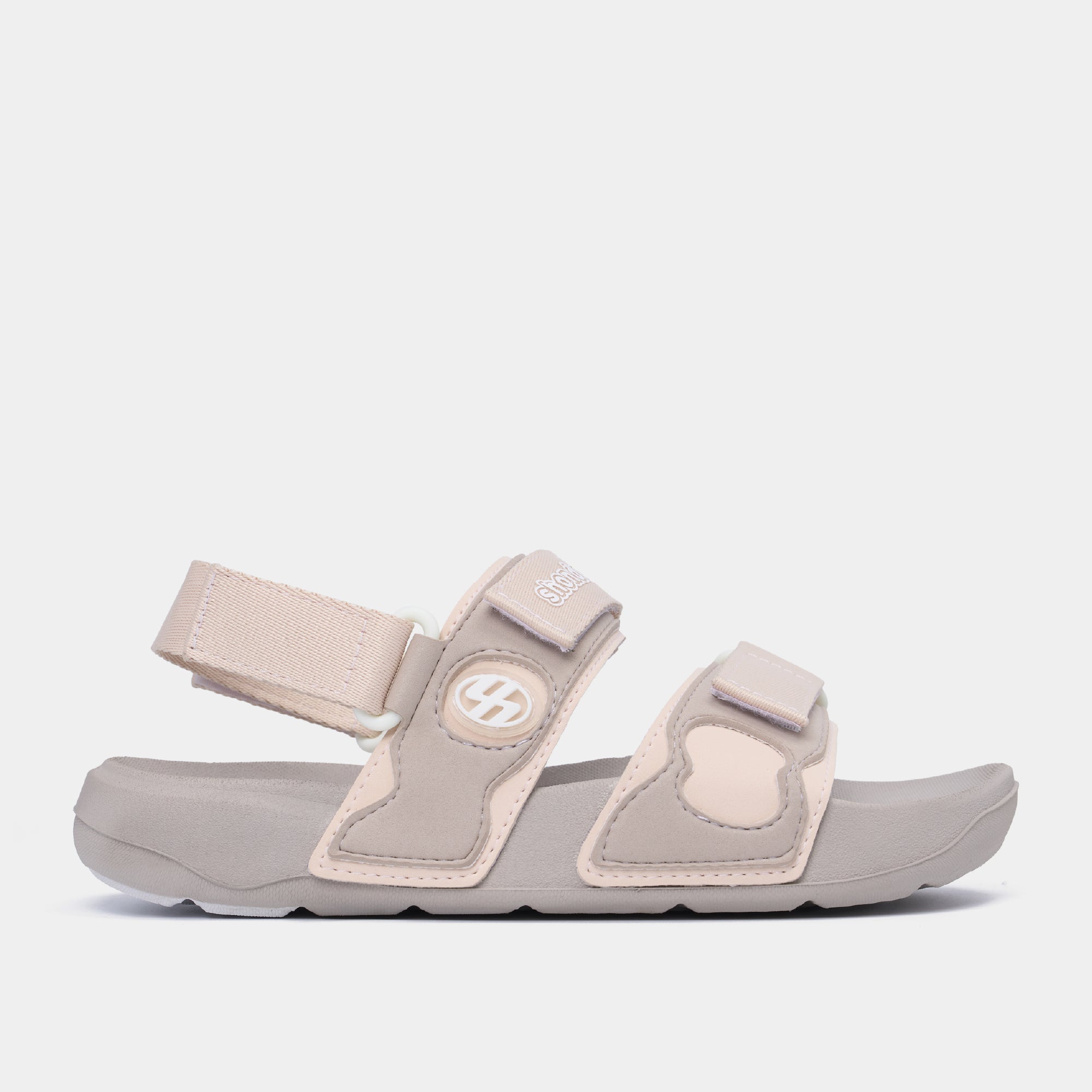 Sandal Platy 7 quai ngang nữ hồng