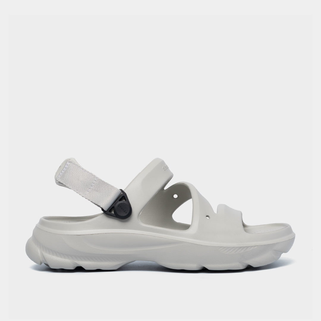 Sandal FX nhựa đúc đi mưa xám rêu