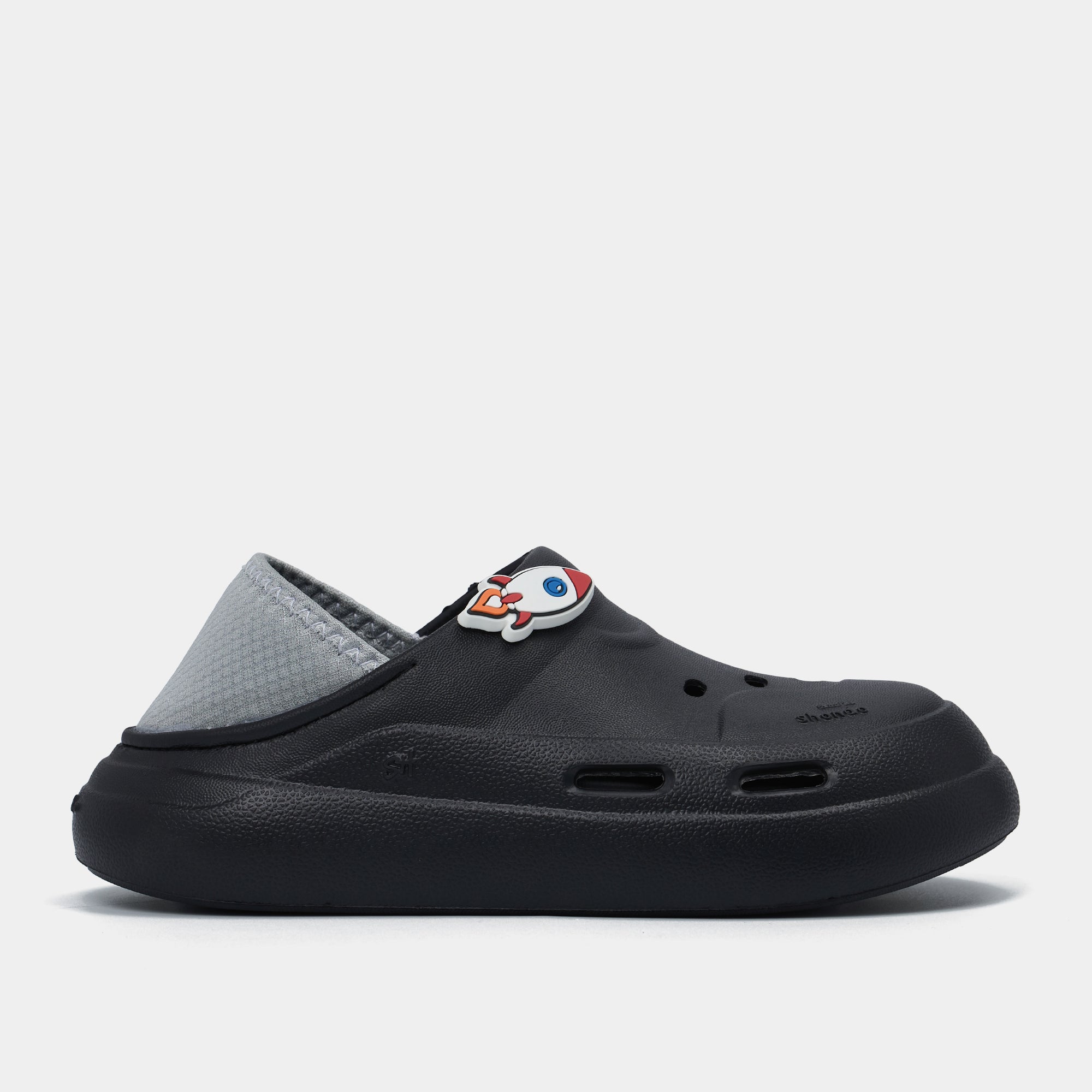 Sneaker bé trai Little C3 Limax không dây đen