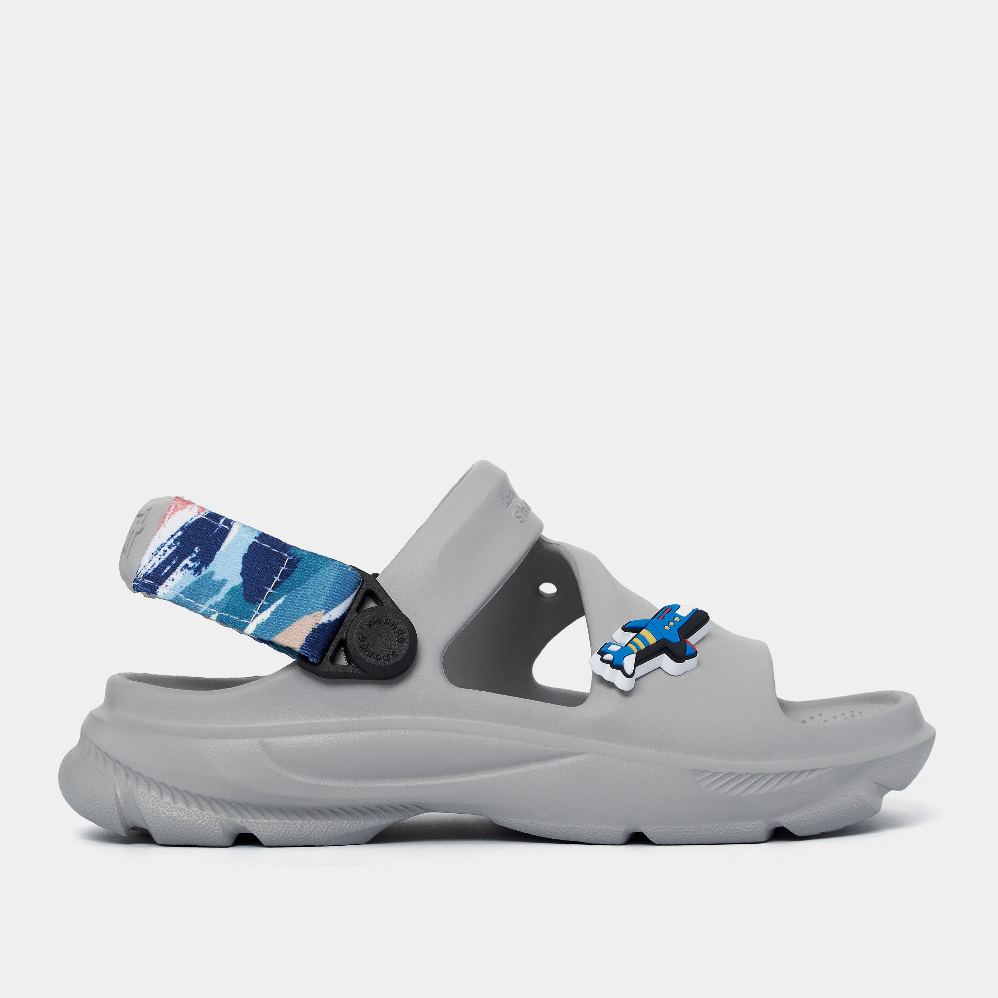 Sandal FX bé trai nhựa đúc xám