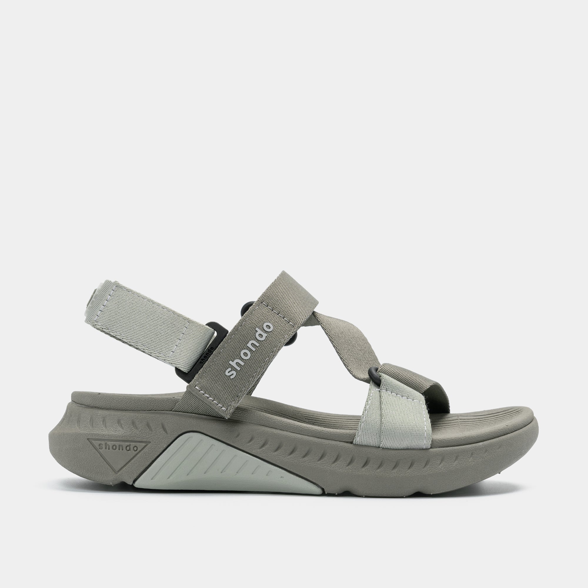 Sandal F7R quai chéo unisex rêu