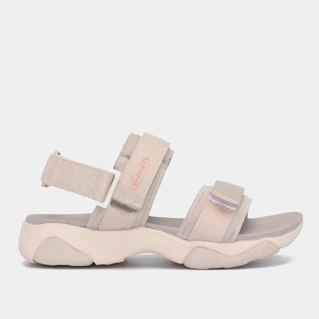 Sandal nữ Girly quai thun hồng nâu