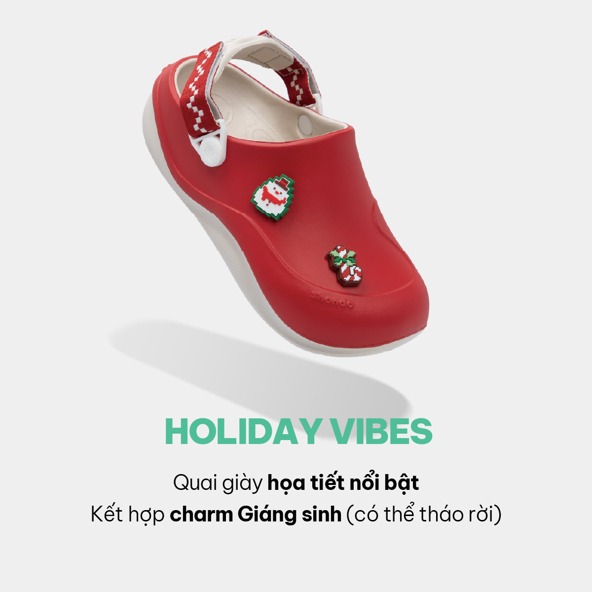 Clog SUKE Limax Christmas unisex đỏ