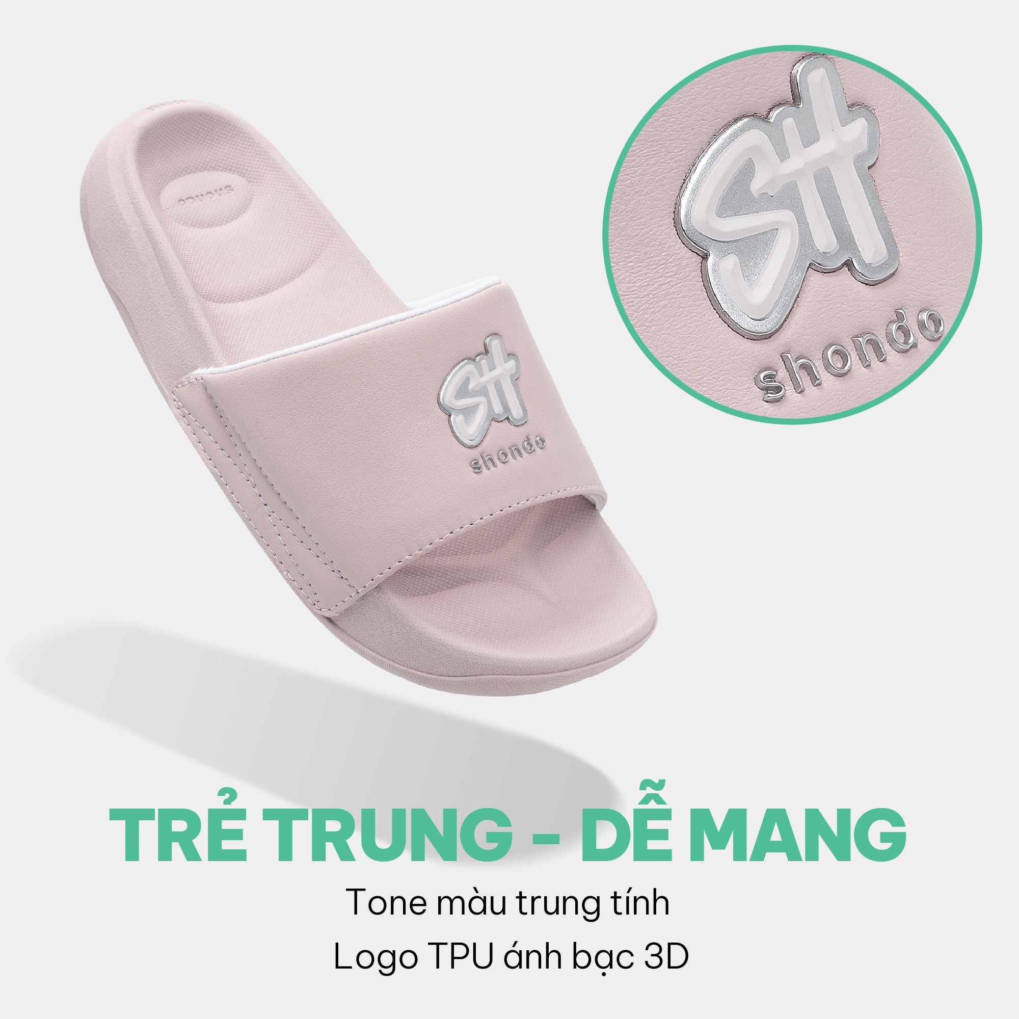 Dép Trendy 7 nữ SH TPU hồng