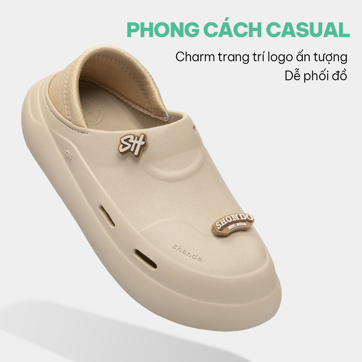 Giày sneaker Class 3 không dây be