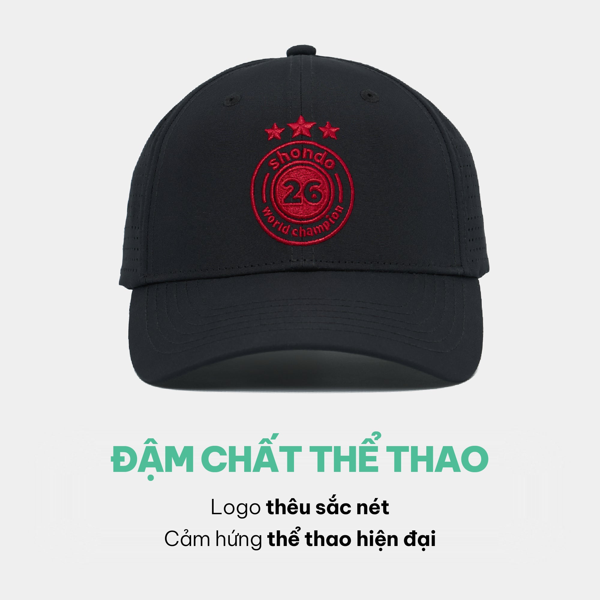 Nón lưỡi trai CHAMPION 26 đen