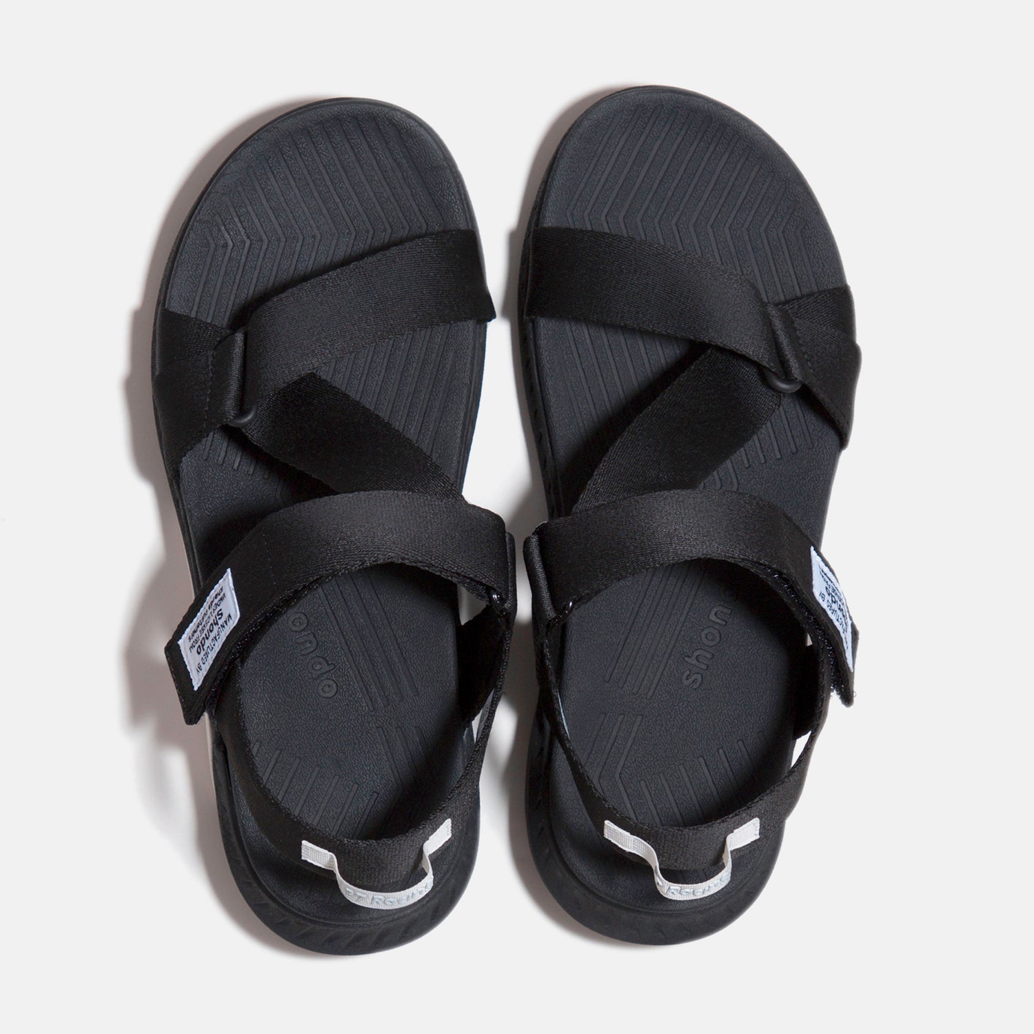 Sandals F7 Racing đế đen phối trắng quai đen