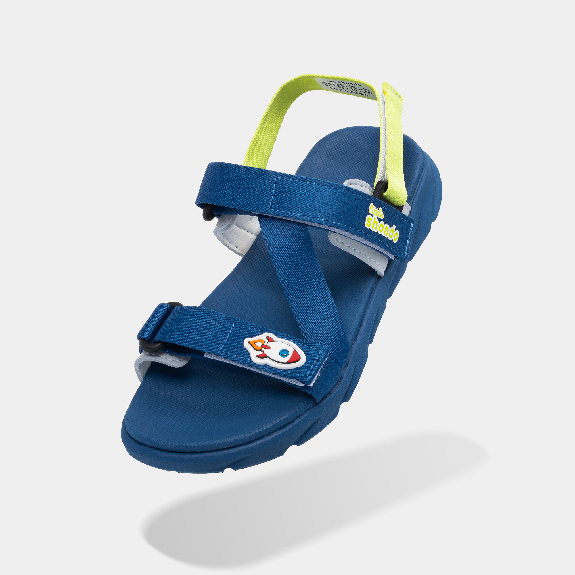 Sandal bé trai Little 6 xanh đậm