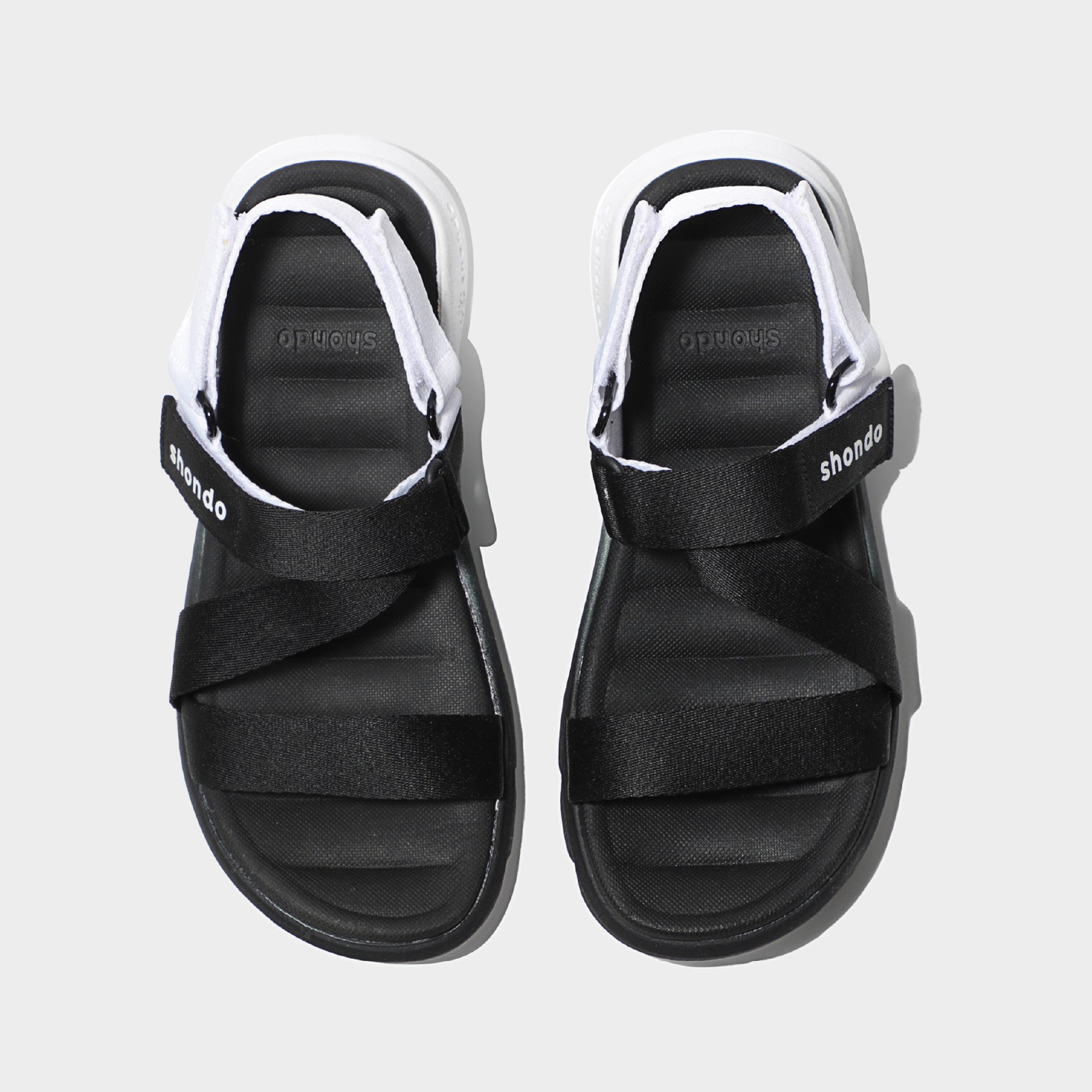 Sandals F6 sport ombre đen trắng