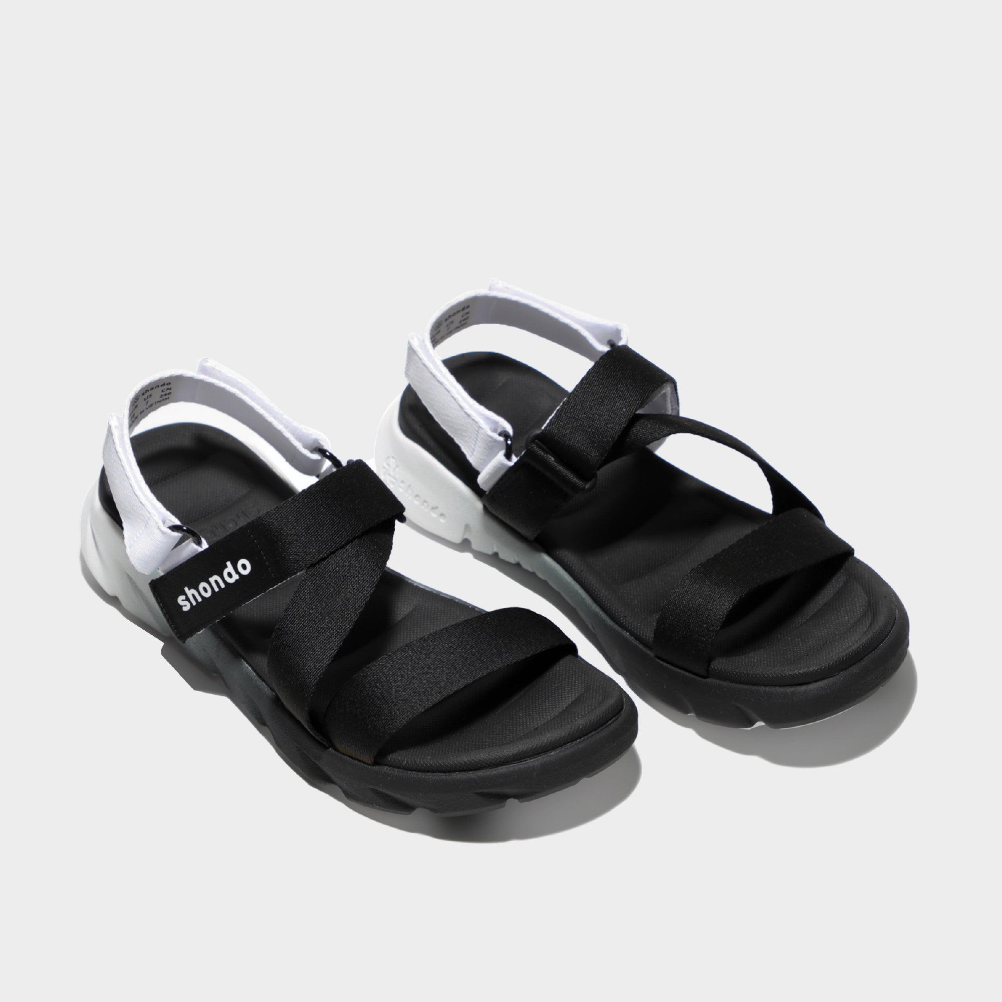 Sandals F6 sport ombre đen trắng
