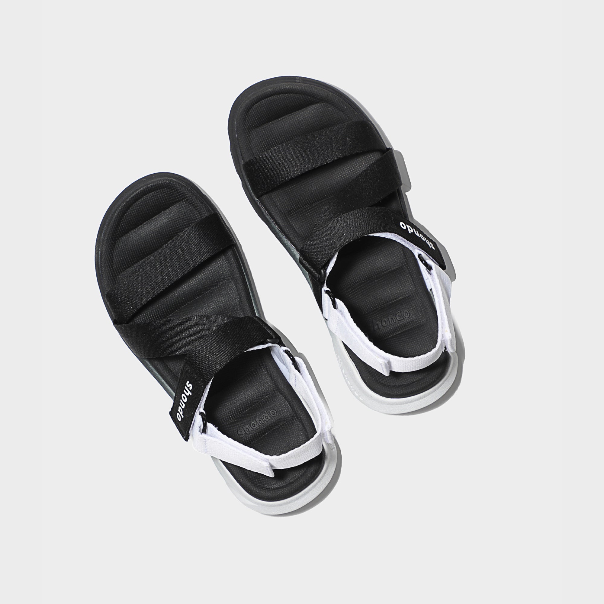 Sandals F6 sport ombre đen trắng