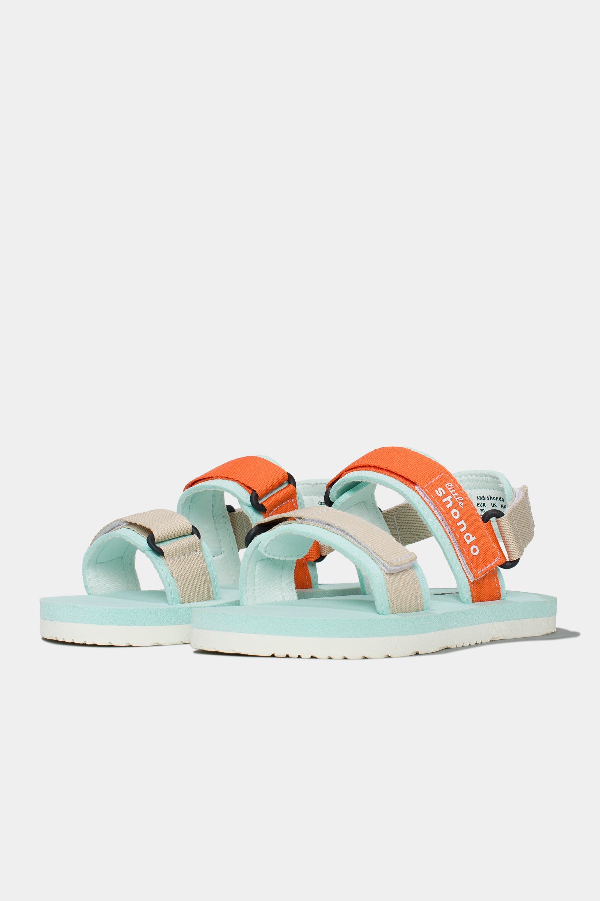 Sandals Little trắng xanh hồng