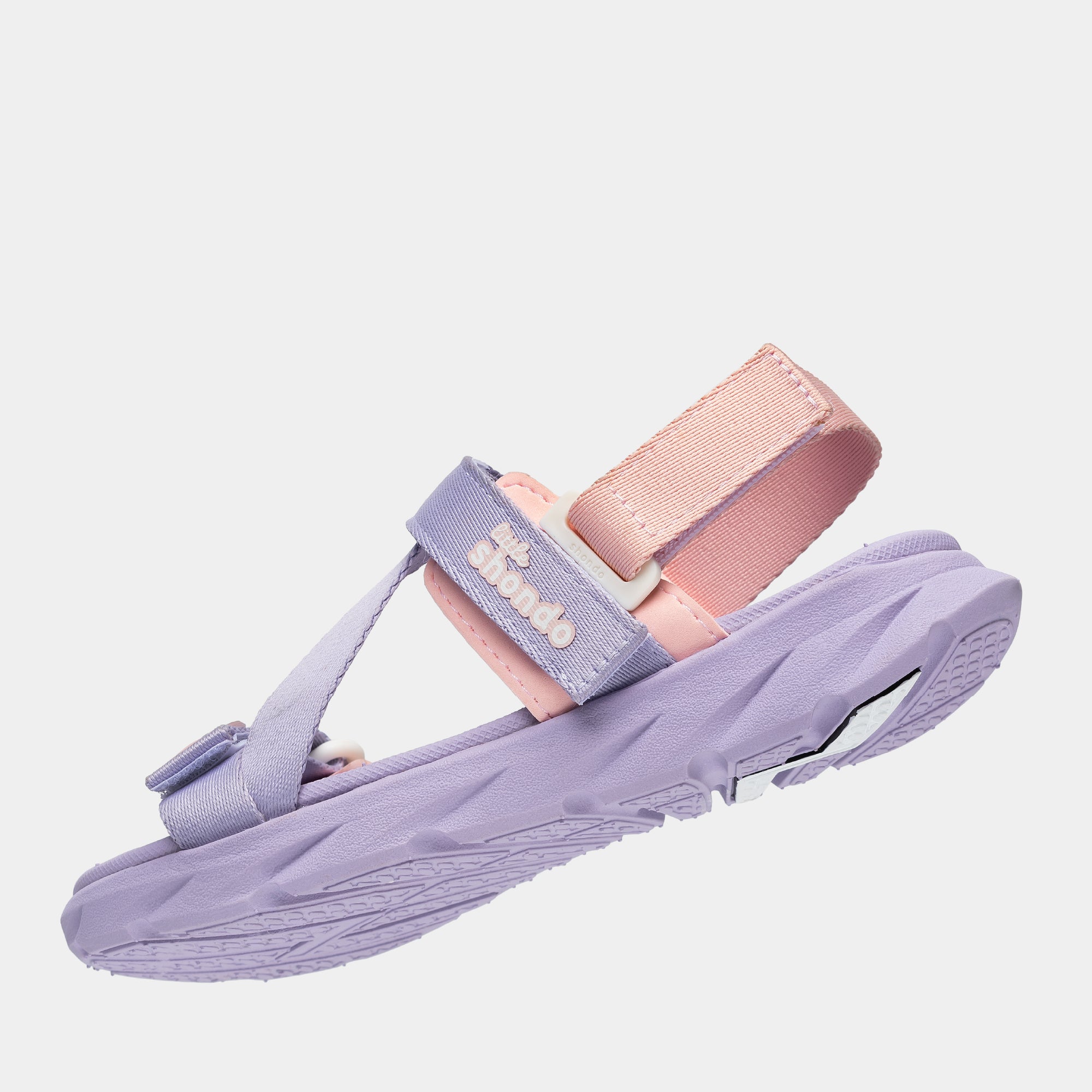 Sandal bé gái Little 6 capybara tím