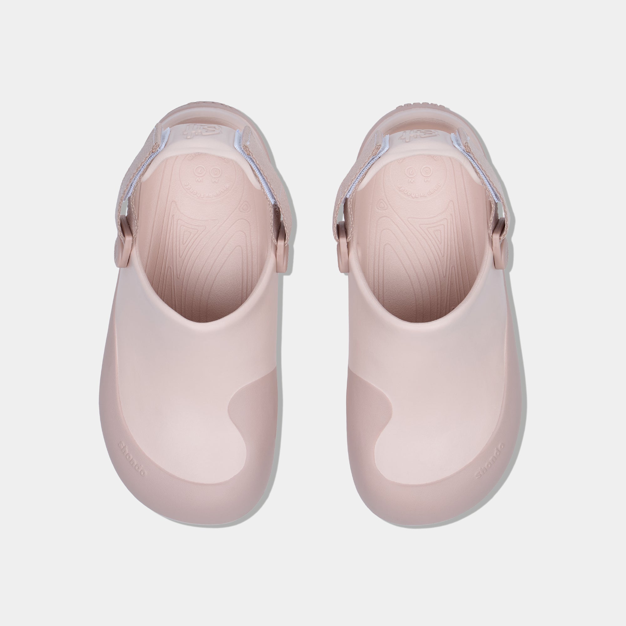 Giày Clog Suke Viền Đế Unisex Hồng