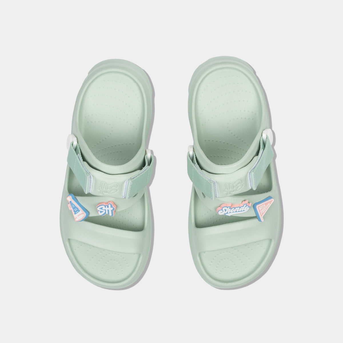 Sandal FX nữ nhựa đúc xanh mint