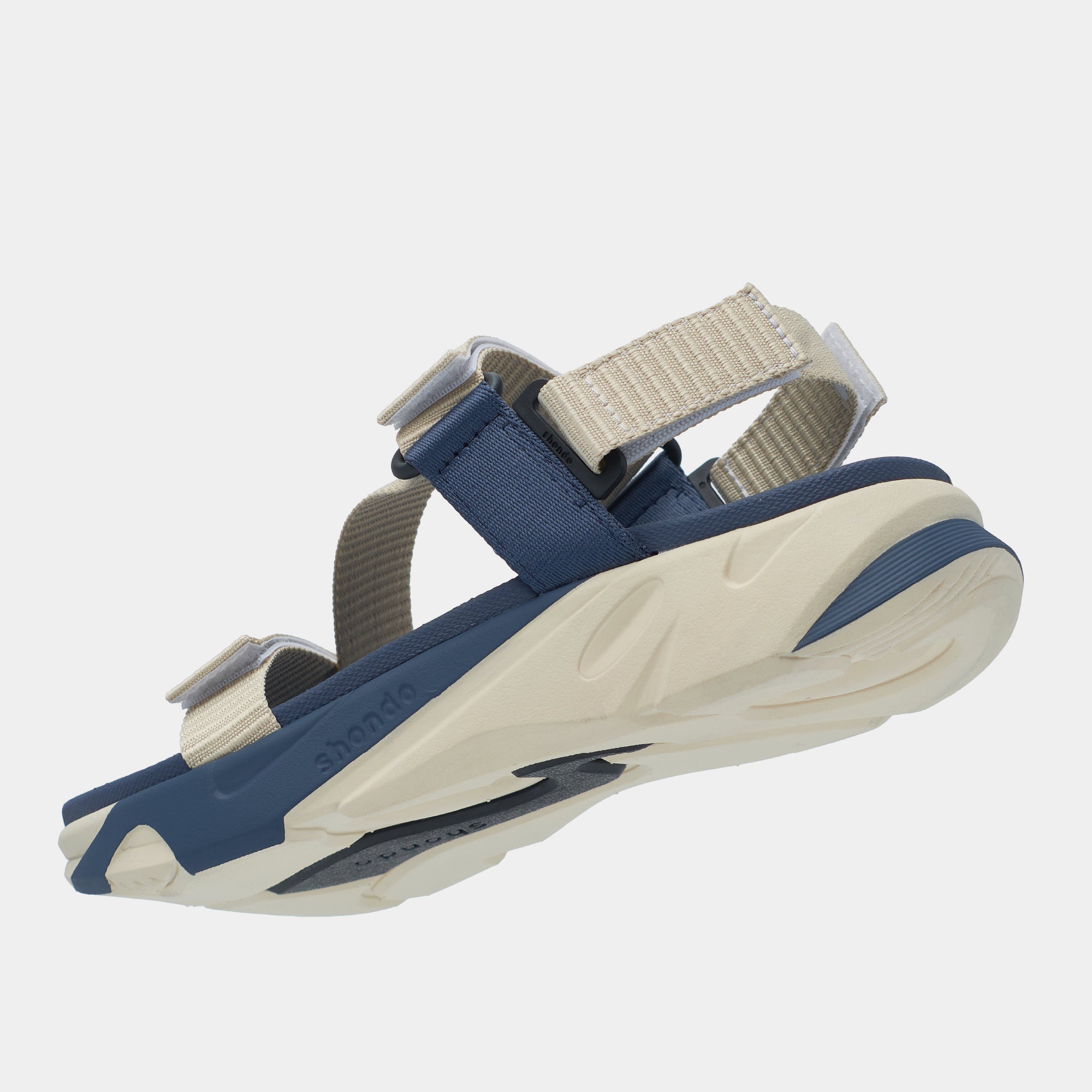 Sandal F8M quai chéo unisex be xanh navy