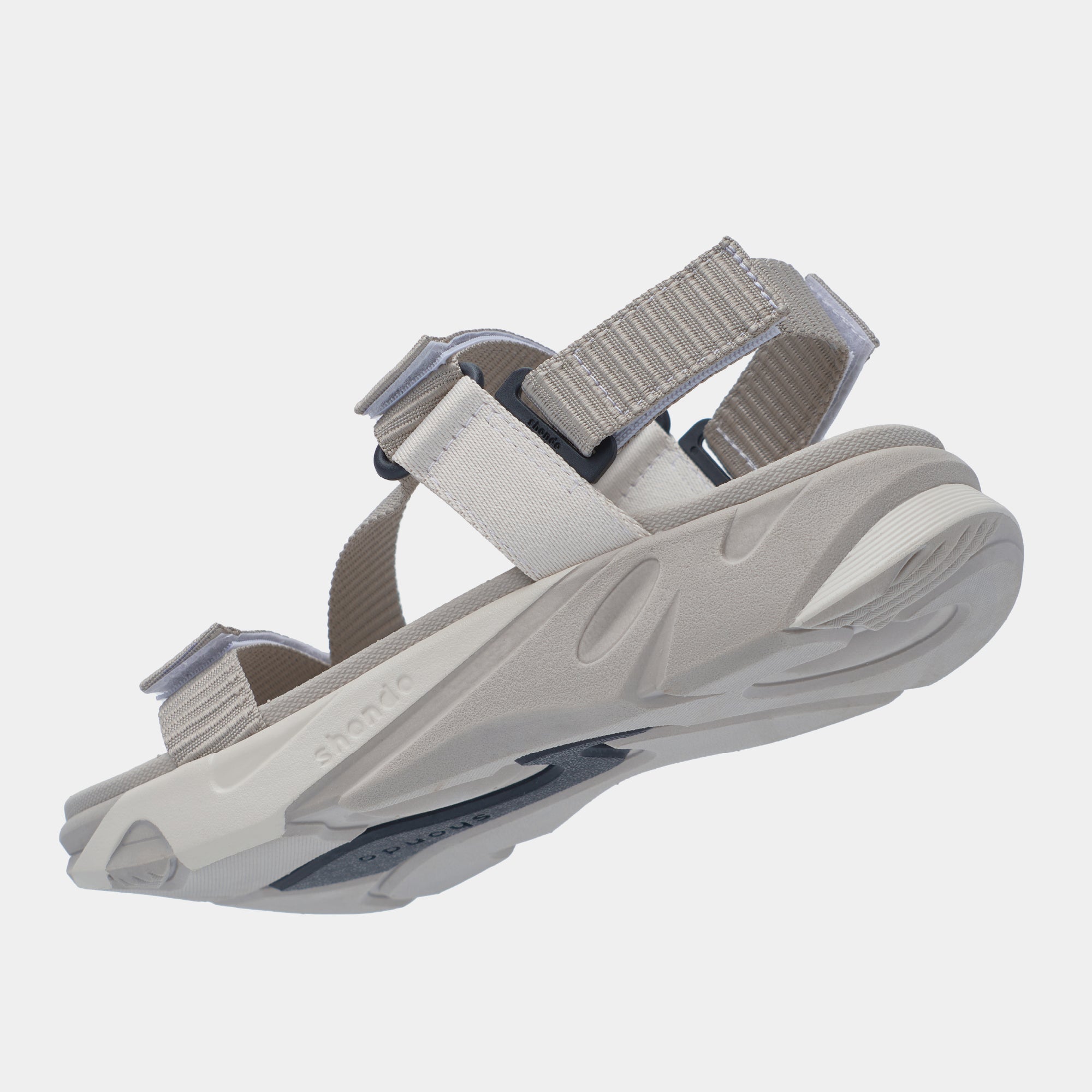 Sandal F8M quai chéo unisex nâu nhạt
