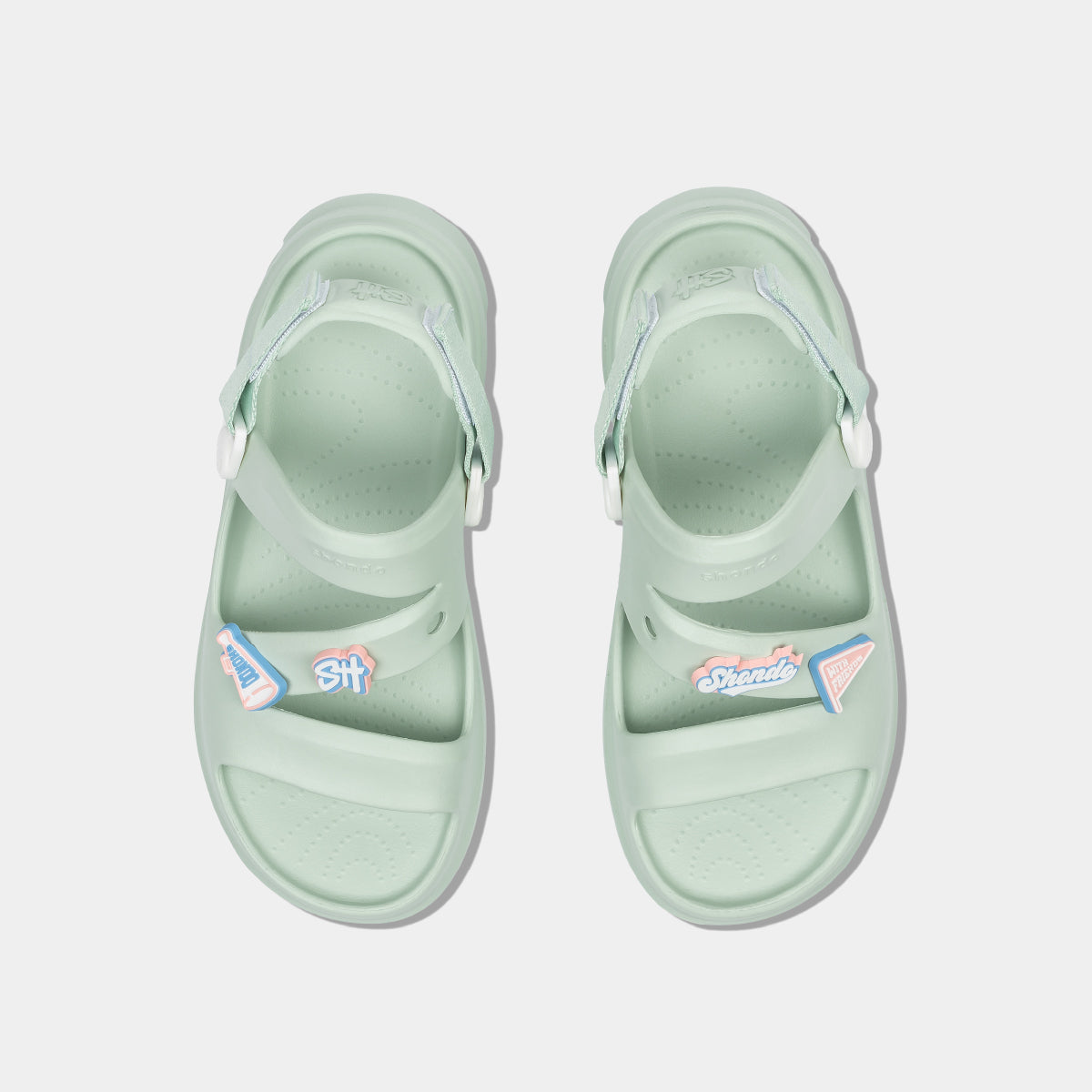 Sandal FX nữ nhựa đúc xanh mint