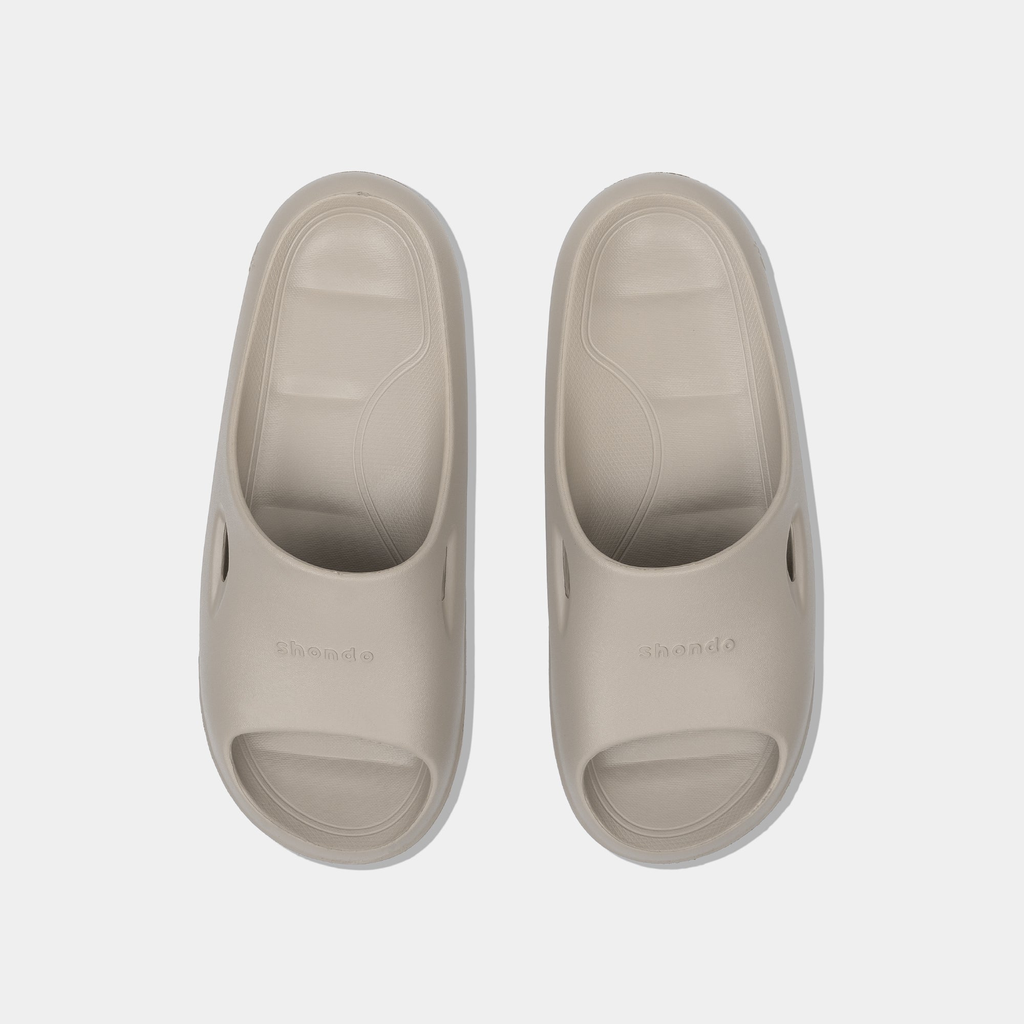 Dép bánh mì nhựa đúc Trendy 6 unisex nâu nhạt