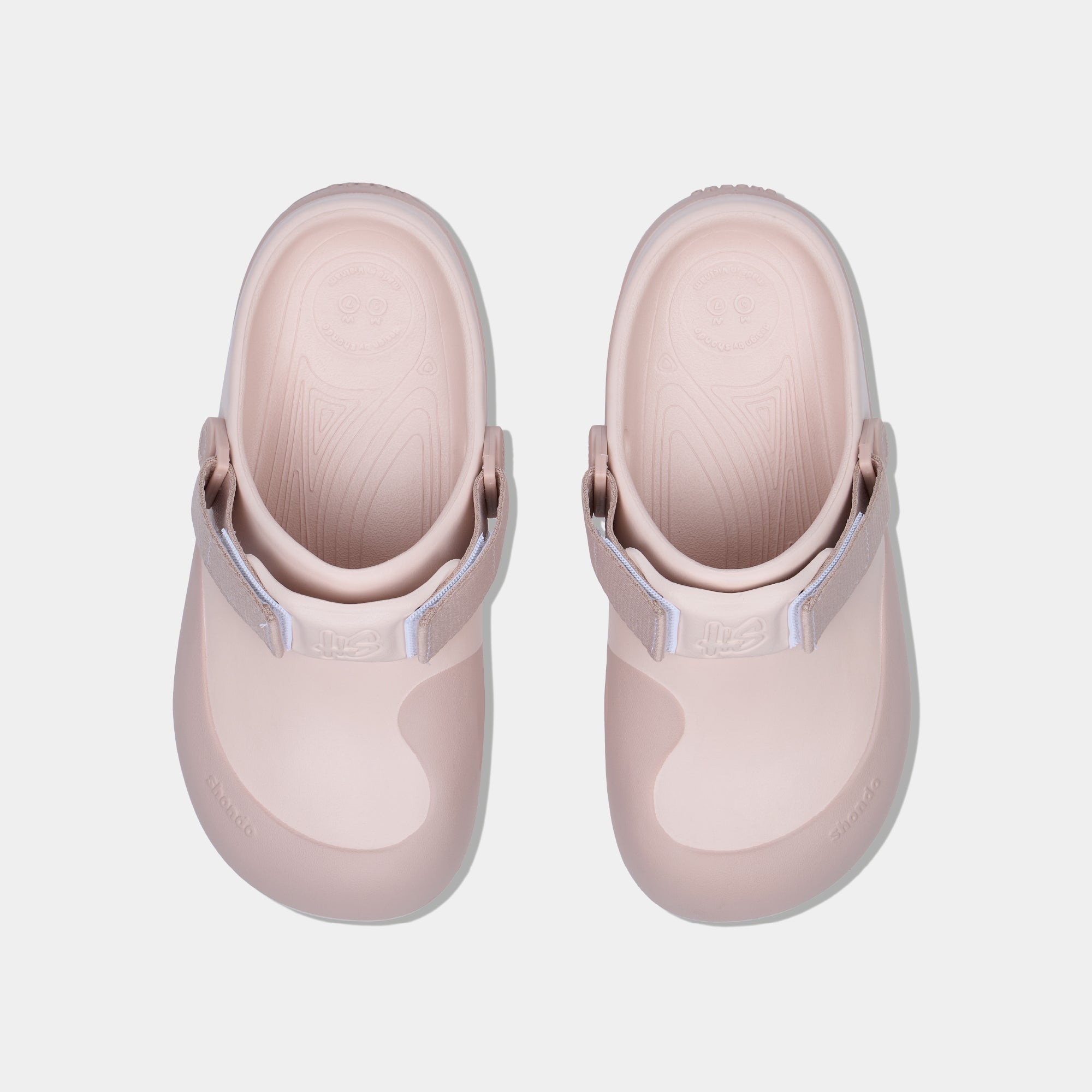Giày Clog Suke Viền Đế Unisex Hồng