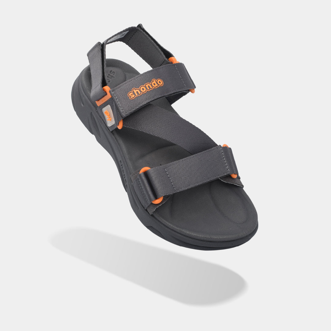 Sandal nam nữ F8M xám đậm