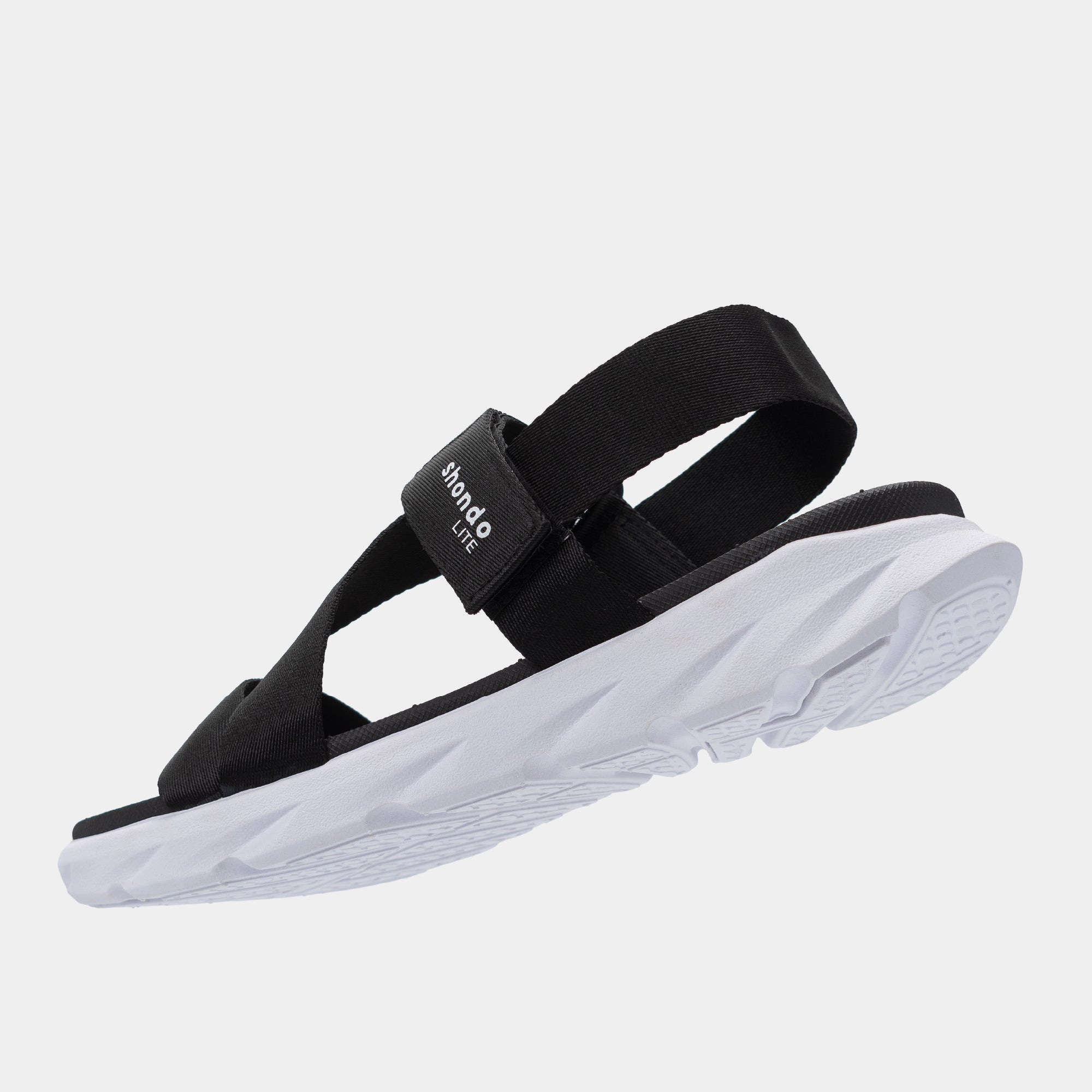 Sandal học sinh F6S Shondo Lite đen trắng