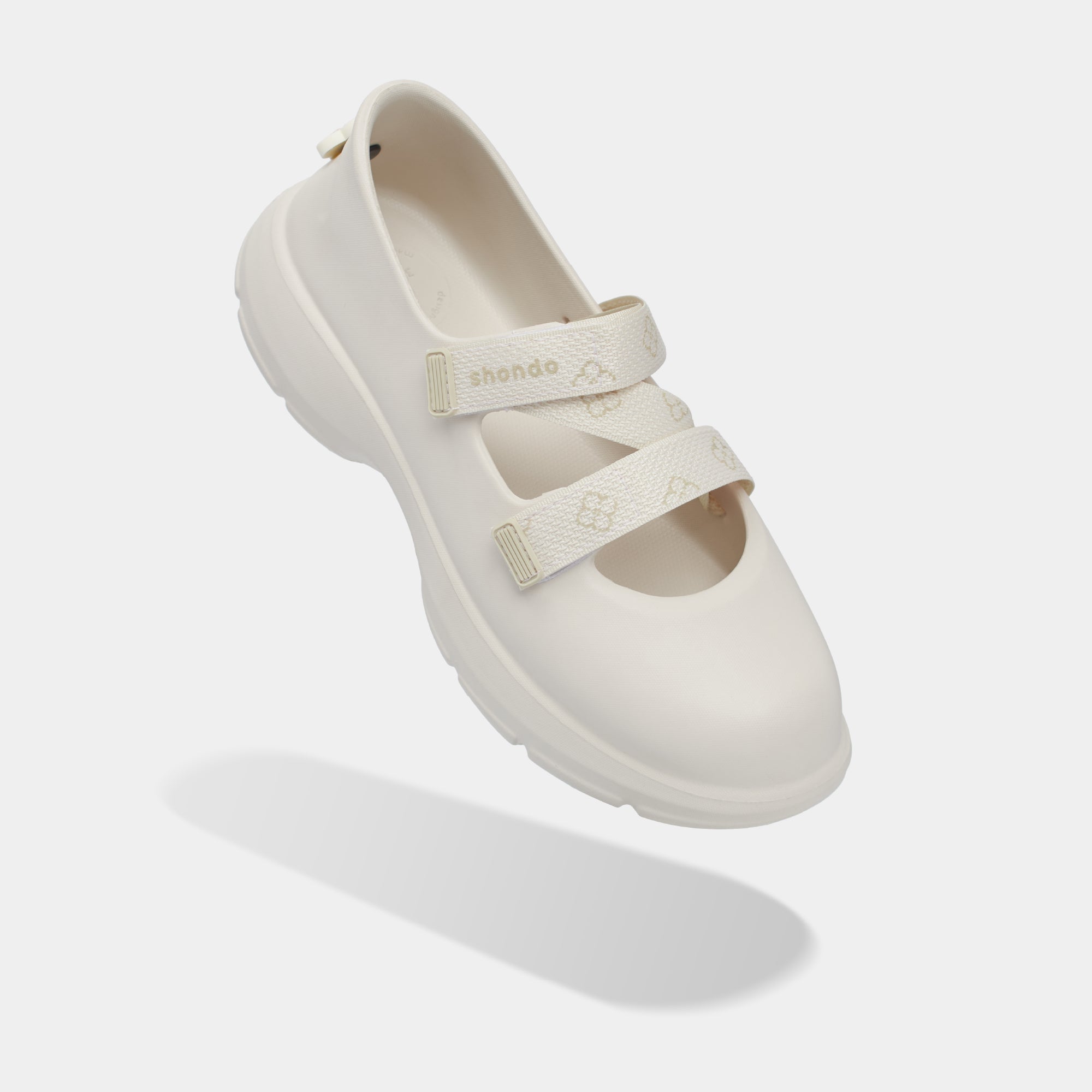 Giày Sneaker ballet Dreamie Limax hoa nữ trắng kem